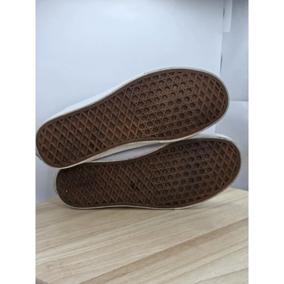 Vans Sk8 Hi Old Skool Womens Size 8.5 Cream White Athletic Shoes Sneakers 721356 - Picture 8 of 9